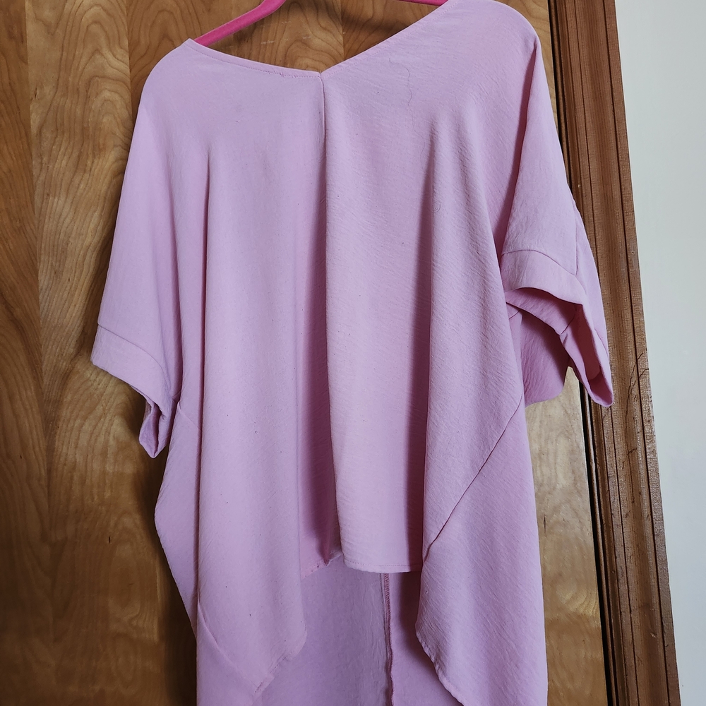 Pink Oversized Top